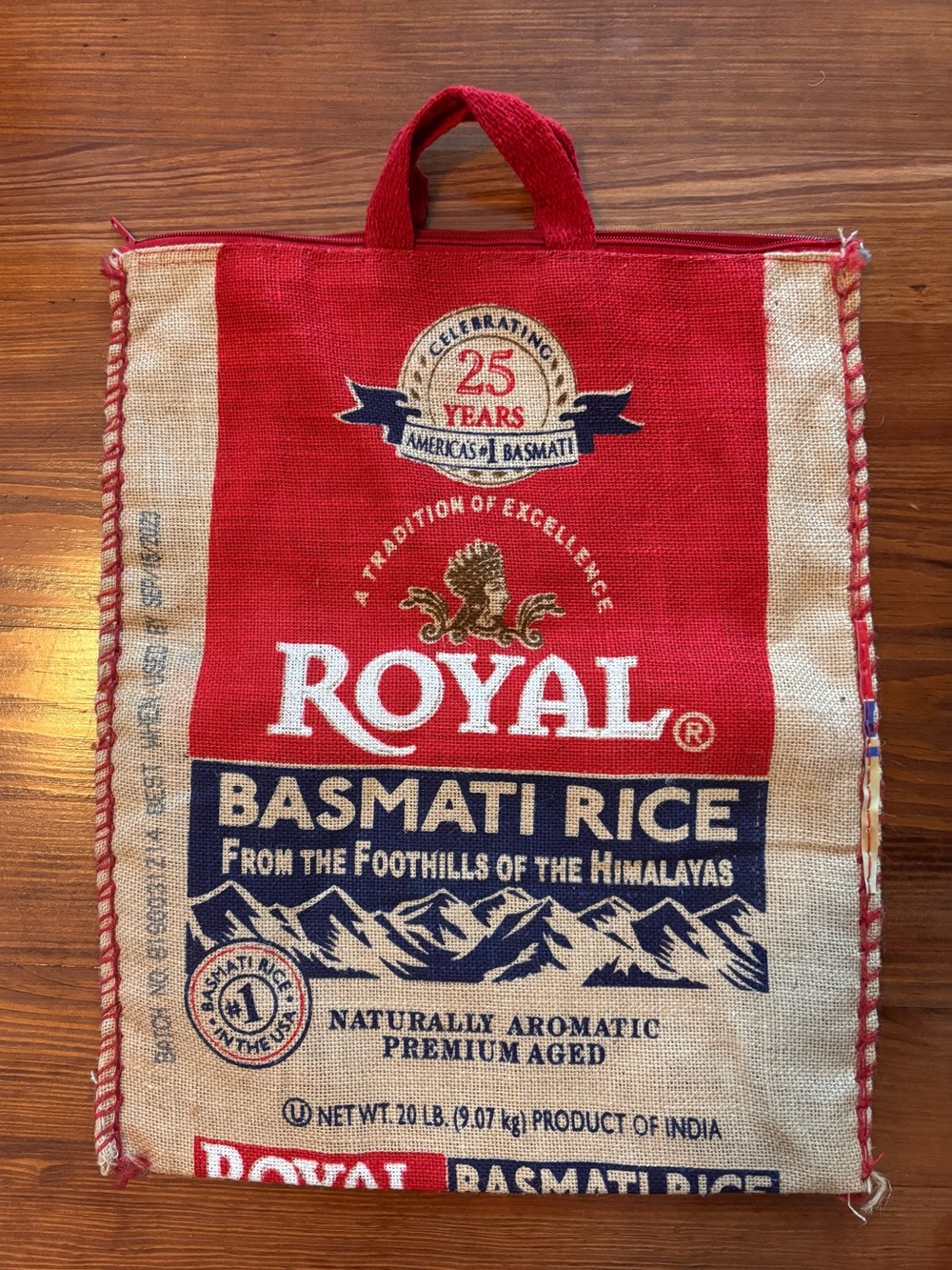 Purse: ROYAL BASMATI RICE Bag NWOT